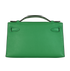 Kelly Pochette In Swift Vert Vertigo, &pound;12,000, Green, Leather, Back view